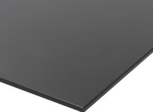 VidaXL fekete, falra szerelhető mágneses üvegtábla 100 x 60 cm