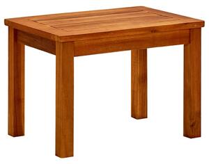 Tömör akácfa kerti dohányzóasztal 50 x 35 x 36 cm