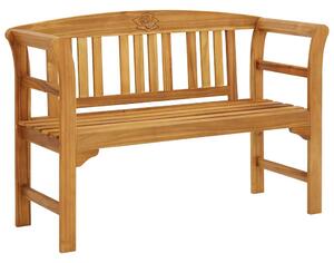 Tömör tíkfa kerti pad 114 cm