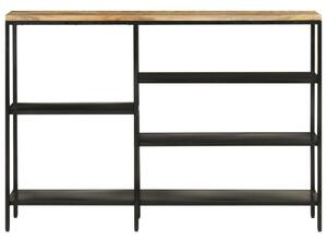 VidaXL Mangófa Tálalóasztal - Ipari Stílus - 110x30x75 cm