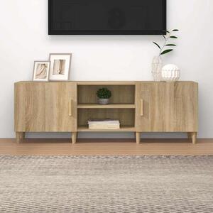 Sonoma tölgy színű szerelt fa TV-szekrény 150 x 30 x 50 cm
