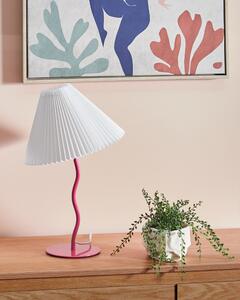 Rózsaszín fém asztali lámpa 48 cm ALWERO