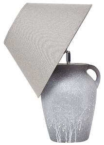 Szürke kerámia asztali lámpa 49 cm AGEFET