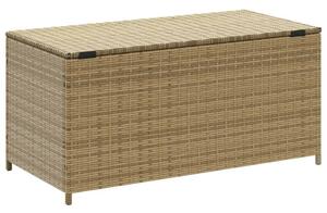 VidaXL vegyes bézs polyrattan kerti tárolóláda 190 L
