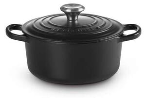 Le Creuset Signature Öntöttvas Fazék - Fekete - 26 cm