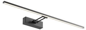 Fali lámpa LINEAR, matt fekete, 16,4W