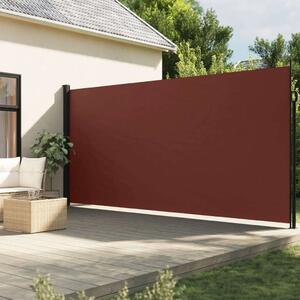 VidaXL barna behúzható oldalsó napellenző 200 x 500 cm