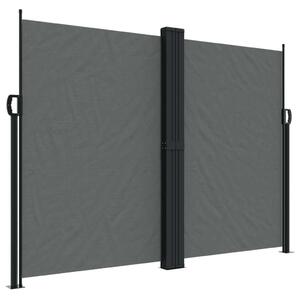 VidaXL antracitszürke behúzható oldalsó napellenző 180 x 600 cm