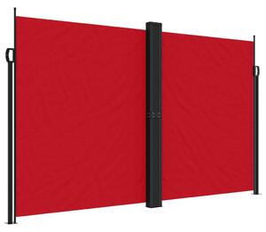VidaXL piros behúzható oldalsó napellenző 200 x 600 cm