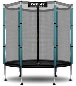 Neo-Sport külső hálós Trambulin 140cm - Zöld
