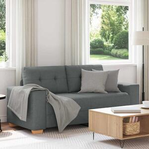 Sötétszürke szövet loveseat kanapé 180x77x82 cm