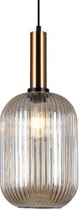 Italux glamour modern függeszték antiola borostyán sárgaréz itxpnd55881lbroamb