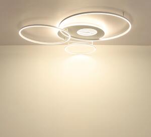 INVERTINA LED mennyezeti lámpa, matt fehér, 126,4 cm, 70W, 4599 lm, 2700–6500 K