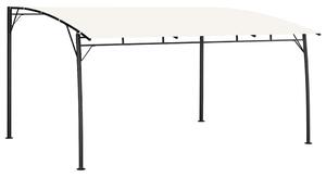 Krémszínű kerti napellenző 4 x 3 x 2,55 m
