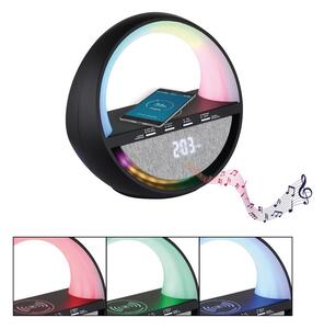 SOUNDRA LED asztali lámpa, matt fekete, 18,3 cm magas, 3,5W