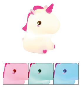 UNICORN LED asztali lámpa, matt fehér, 15 cm magas, 1,5W, 20 lm