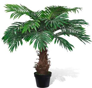 Élethű mű cikász pálmafa 80 cm-es cseréppel