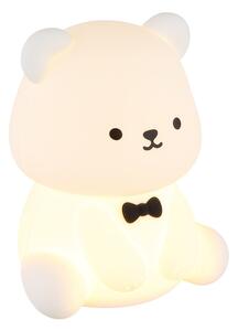 TEDDY LED asztali lámpa, matt fehér, 12,9 cm magas, 1W, 35 lm