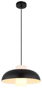 LOWE függőlámpa, matt fekete, Ø38 cm, 1×E27