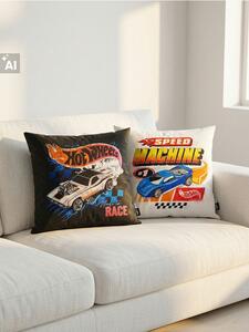 Sinsay - Hot Wheels mintás párnahuzat szett 2 db - többszínű