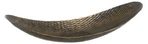 Fém dekoratív tálca 48x16 cm Bronze – Ixia
