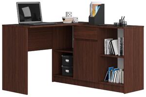 Sarok PC asztal Cuidar (wenge). Akció -20%