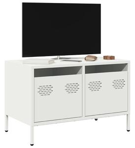 Fehér hidegen hengerelt acél TV-szekrény 68 x 39 x 43,5 cm