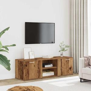 TV szekrény Régi fa 120x34x37 cm Gépelt fa