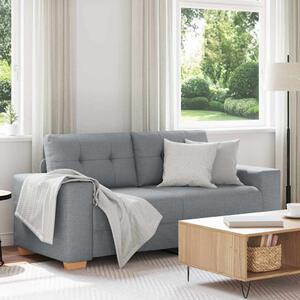 Világosszürke szövet loveseat kanapé 180x77x82 cm