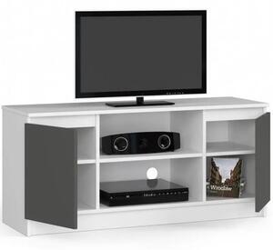 TV asztal RTV 120 - fehér/grafit