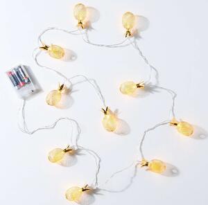 MIAMI égősor 10 égővel USB kábellel, ananászok