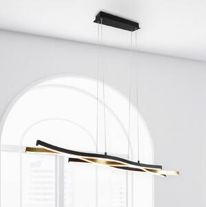 Trio Lighting Blaze LED függőlámpa, CCT, dimmelhető, sárgaréz, dimmelhető, Sárgaréz / arany, Nappali / Étkező, fém, Modern