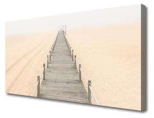 Vászonfotó Sand Bridge architektúra 100x50 cm