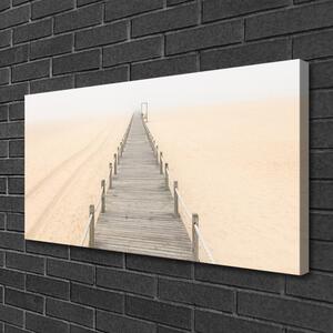 Vászonfotó Sand Bridge architektúra 100x50 cm