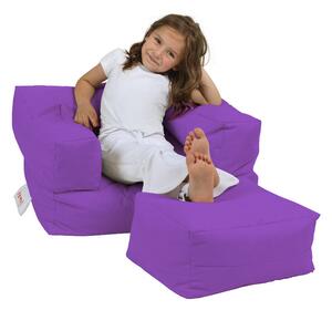 Kerti babzsák Kids Single Seat Pouffe-Purple Lila