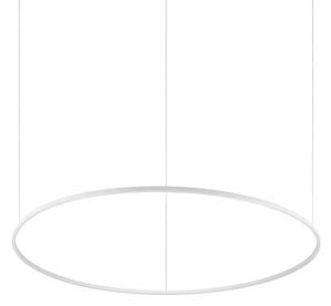 Ideallux Ideal Lux LED függőlámpa Oracle Slim fehér 3,000 K Ø 150 cm, Fehér / opál, Nappali / Étkező, Alumínium, Modern