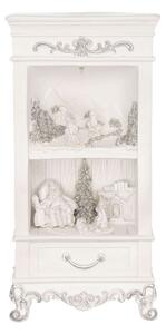 Dioráma szekrény téli jelenet led 14x9x26cm