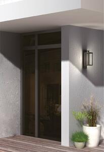 Lucande LED kültéri fali lámpa Ferdinand, 2 darabos szett, szürke, 38 cm, Alu / szürke / cink, Alumínium, Modern