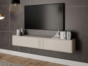 TV-állvány Oratio I, Közepes sűrűségű farostlemez, Laminált forgácslap, 30x190x31cm, Kasmír