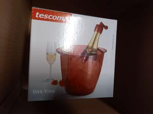 Tescoma UNO VINO 4 literes műanyag pezsgősvödör, borhűtő bordó színű
