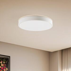 Lindby Smart LED-es mennyezeti lámpa Innes fehér Ø 38 cm RGB CCT Tuya, dimmelhető, Fehér / opál, Nappali / Étkező, fém, Modern