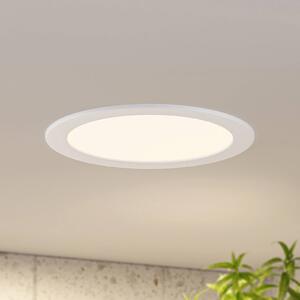 PRIOS Prios LED süllyesztett lámpa Cadance, fehér, 24cm, 10 darabos készlet, CCT, dimmelhető, Fehér / opál, Fürdőszoba, Alumínium, Modern