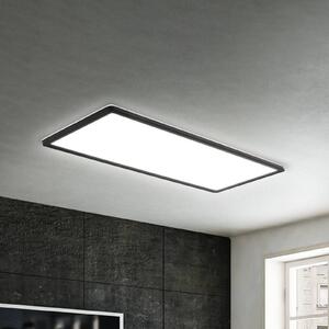 Briloner Felületre szerelhető LED panel Slim 58x20cm on/off 4,000K fekete, Fekete, Dolgozószoba / Iroda, Műanyag, Modern