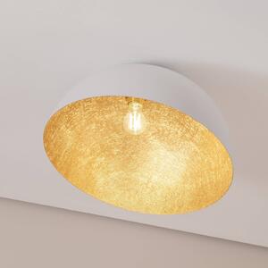 SIGMA Sfera mennyezeti világítás, Ø 50 cm, fehér/arany, dimmelhető, Sárgaréz / arany, Nappali / Étkező, fém, Modern