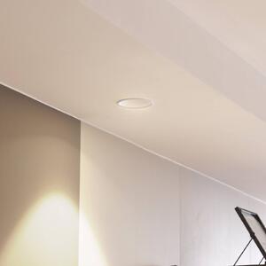 Arcchio LED downlight Niria fehér, 3,000K, dimmelhető, Fehér / opál, Nappali / Étkező, Alumínium, Modern