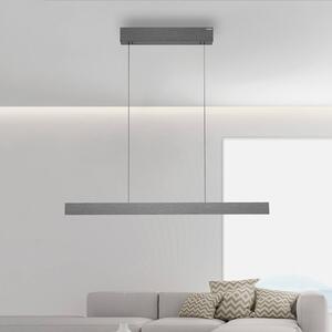 PURE LED függő világítás E-Motion, platina, CCT, dimmelhető, Alu / szürke / cink, Nappali / Étkező, Alumínium, Modern