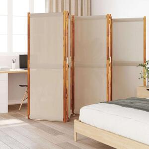 VidaXL 5 Paneles Szobafal - Akácfa - Bézs - 350x180 cm