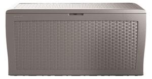 Kerti box Keter Samoa Rattan Box 270L cappuccino