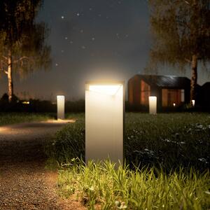 Sigor LED-es újratölthető napelemes lámpa Nusolar antracit, magasság 34cm, dimmelhető, Alu / szürke / cink, Alumínium, Modern