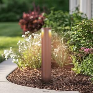 Lucande LED-es útvilágítás Raiku, rozsdaszínű, alumínium, 65 cm, Barna / rozsda, Alumínium, Modern